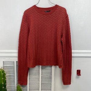 ASOS Popcorn Chevron Textured/patterned long sleeve shirt